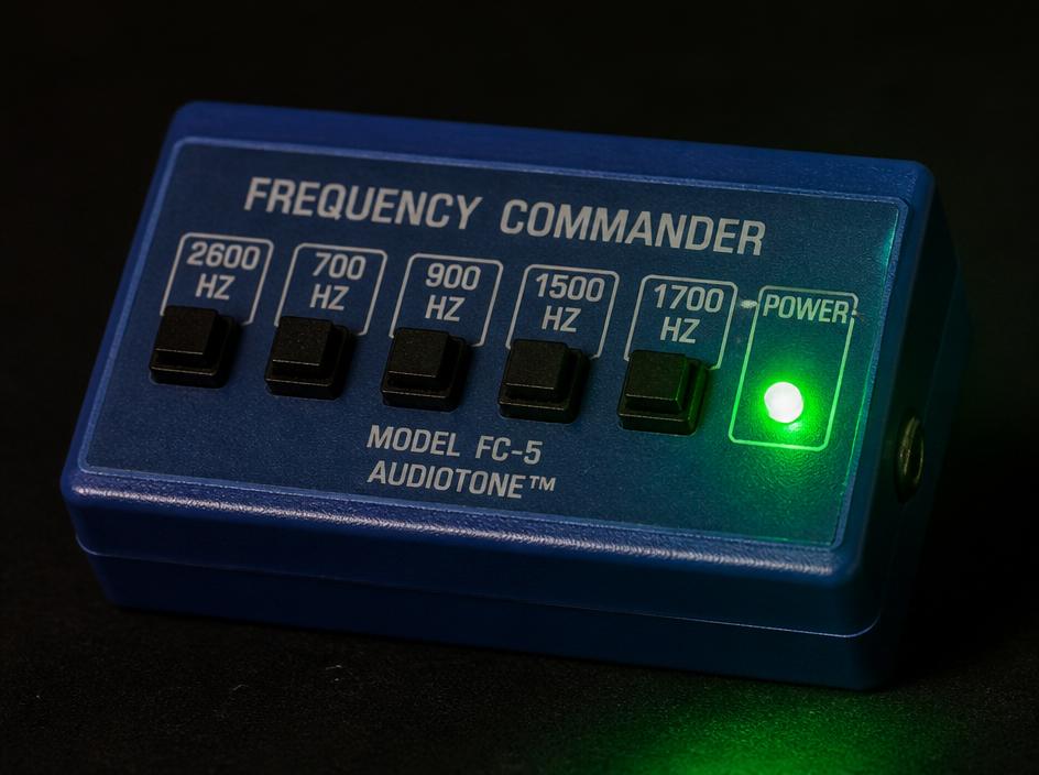 The physical multi-frequency keypad component included in Phreaker.se
